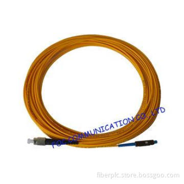 MU Fiber Optic Patch Cord For Fiber Optc Devices , simplex